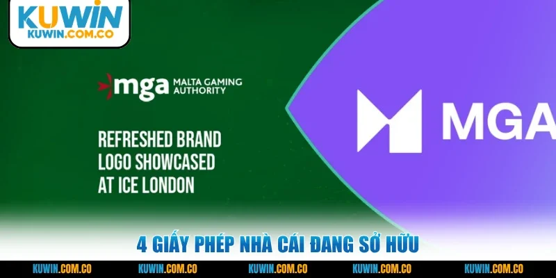 4 giấy phép nhà cái đang sở hữu