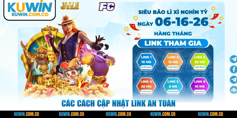 Các cách cập nhật link an toàn