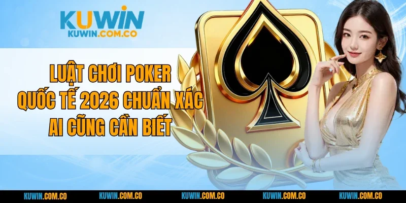 Luật Chơi Poker Quốc Tế 2026 Chuẩn Xác Ai Cũng Cần Biết