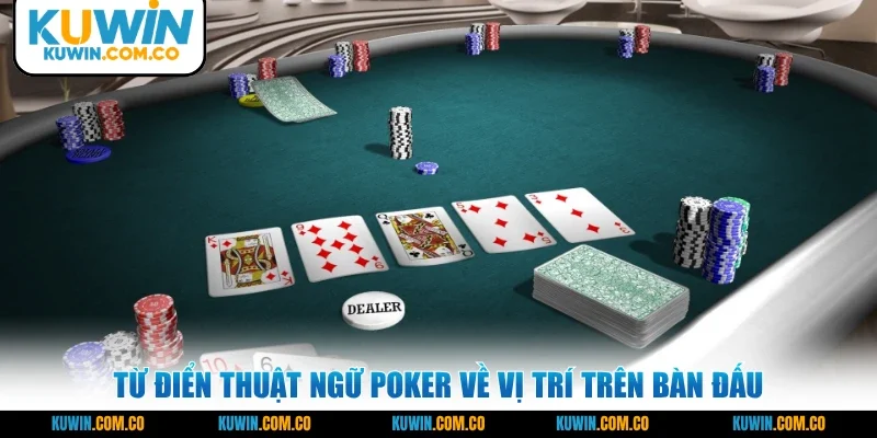 Từ điển thuật ngữ Poker về vị trí trên bàn đấu